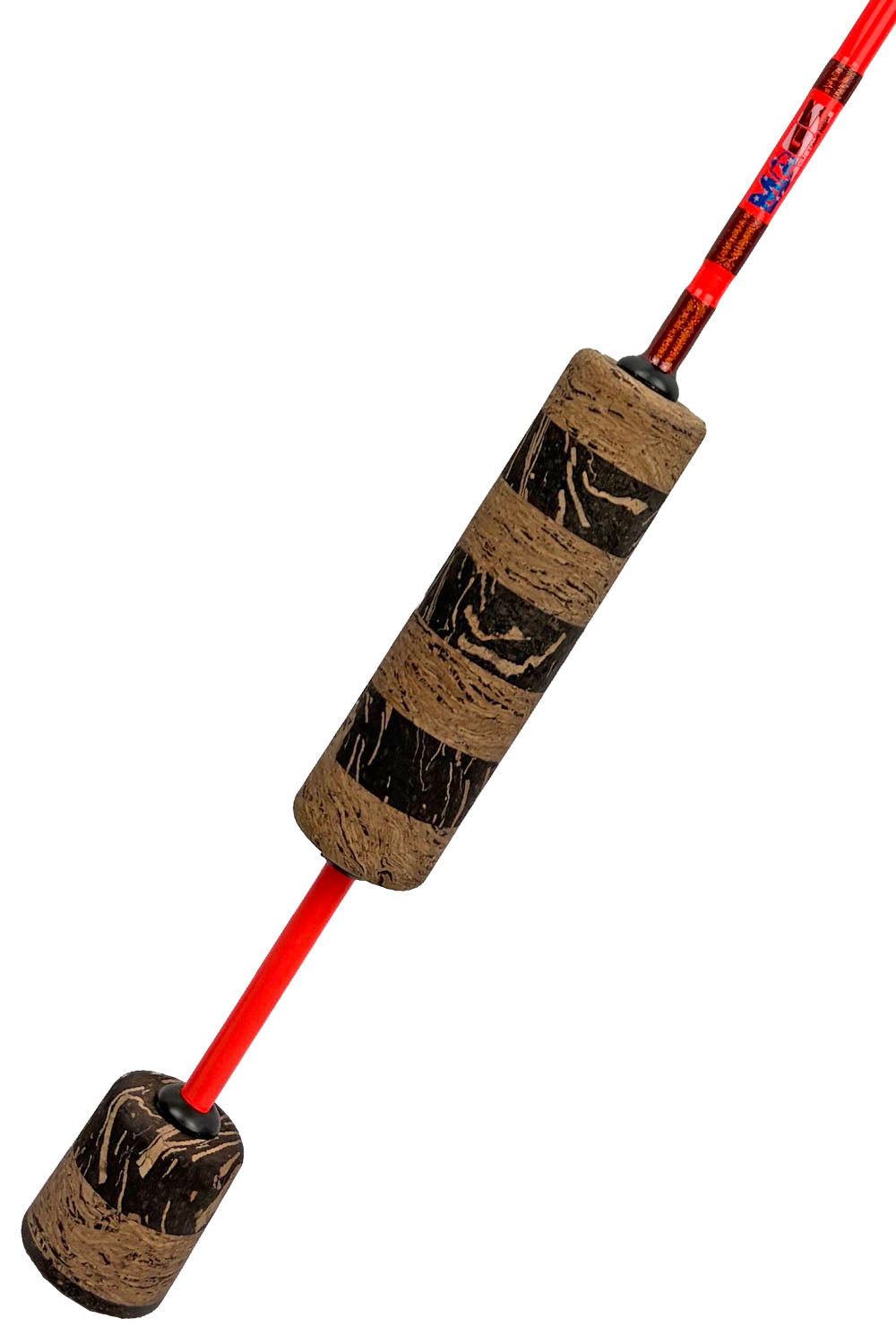 36" Neon Orange Power Noodle with Metallic Orange Wraps and Recoil Guides