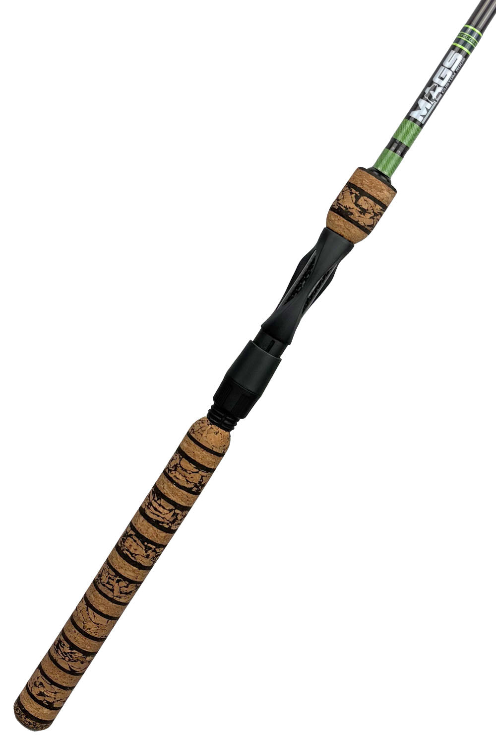 6'10 ML X-Fast Spinning with Chartreuse and Gray Alternating Wraps