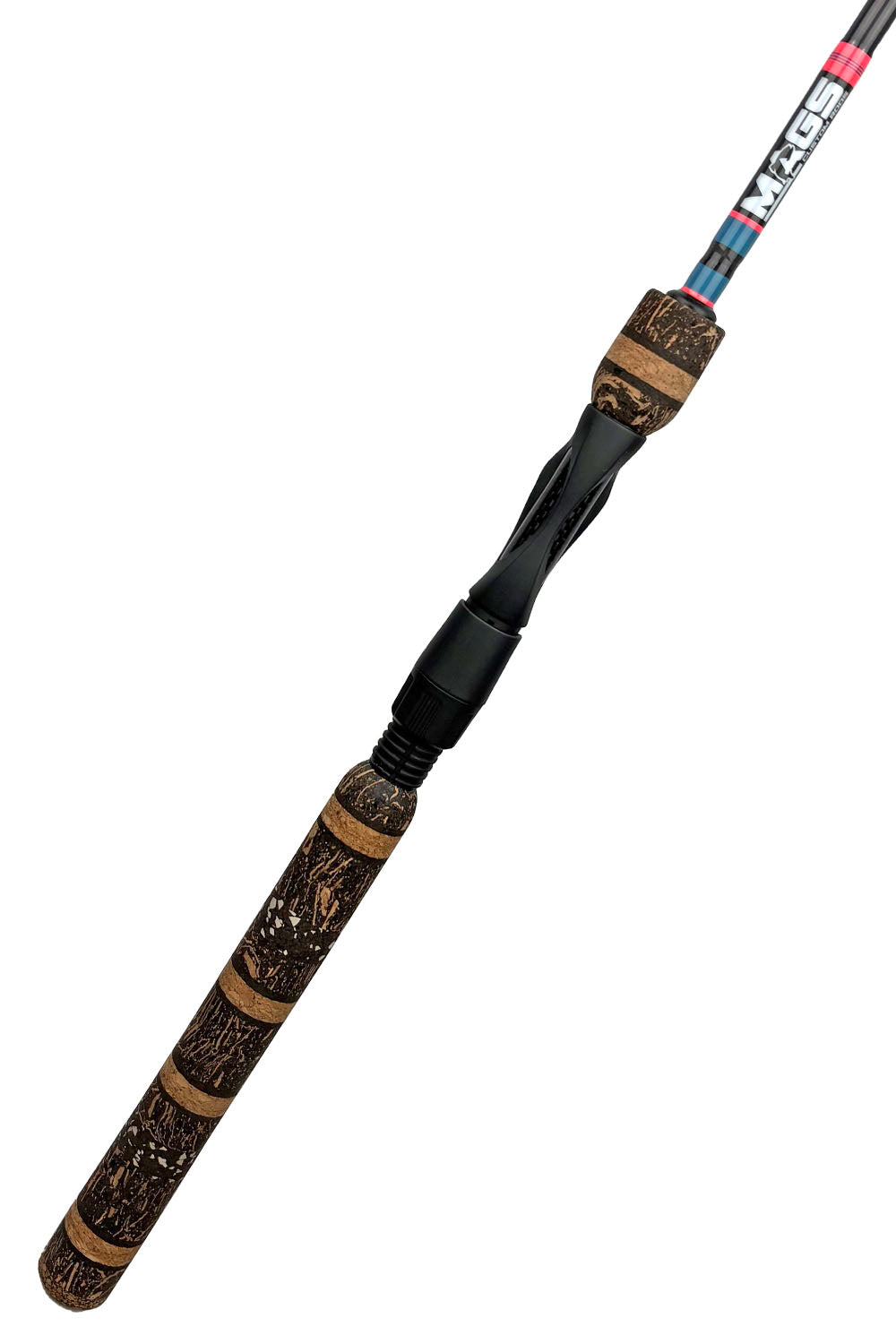 7' Medium Mod-Fast Spinning with Steel Blue Wraps and Hot Pink Trim