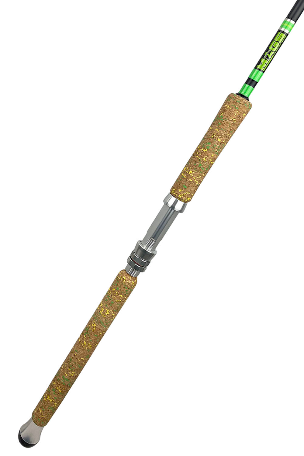 12' Mod-Fast Float Centerpin with Neon Green Wraps (8-15lb)