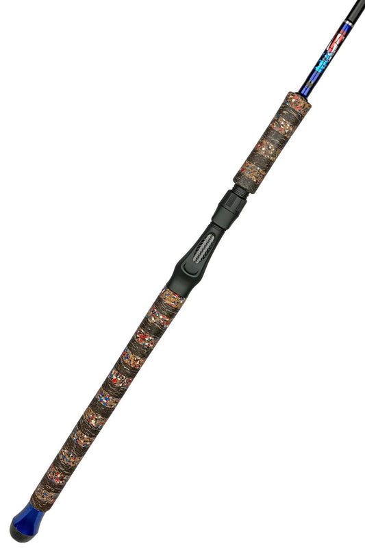 13' Mod-Fast Baitcaster Float with Black Wraps and USA at Logo