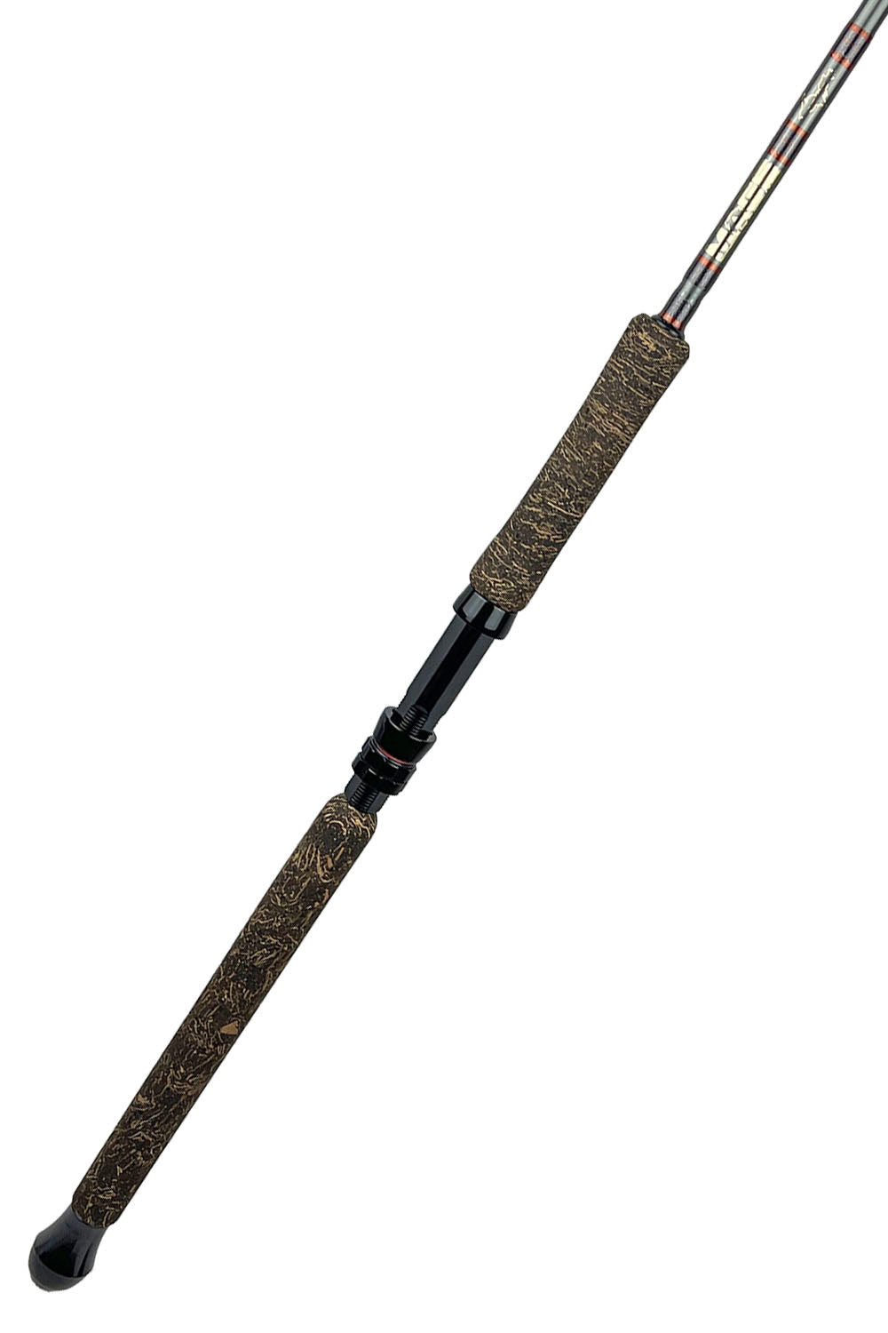 13' Mod-Fast Float Centerpin with Metallic Gunsmoke Wraps and Metallic Copper Trim (6-10lb)