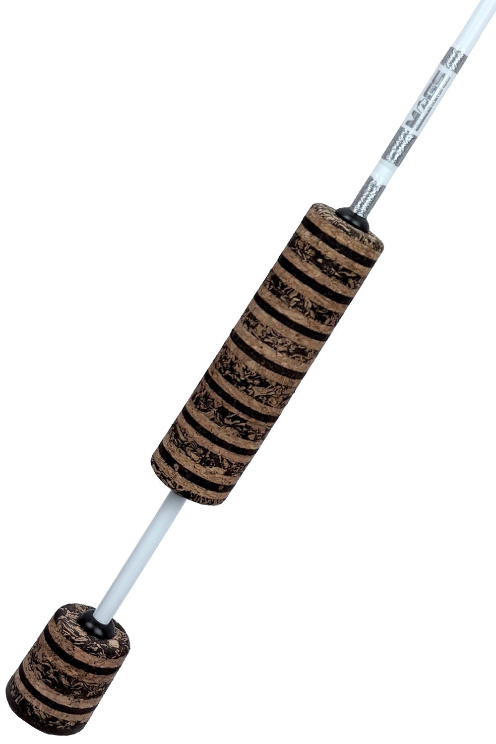 32" White Power Noodle with Silver Wraps