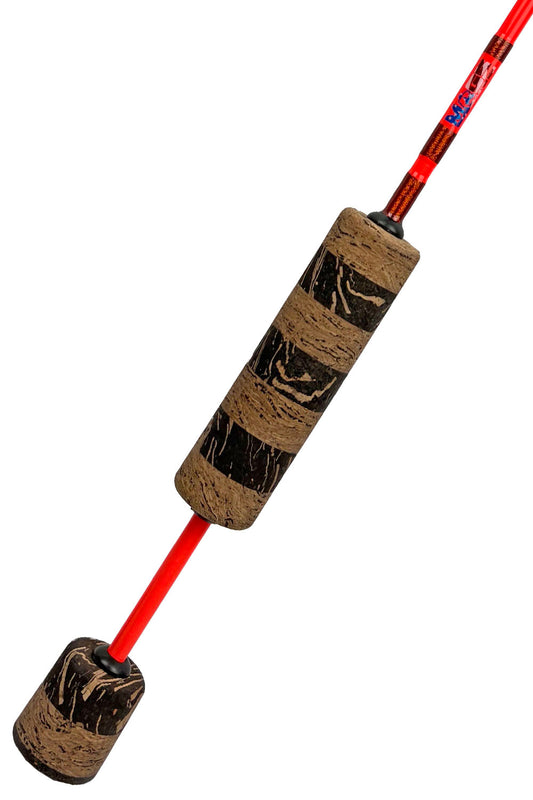 36" Neon Orange Power Noodle with Metallic Orange Wraps and Recoil Guides