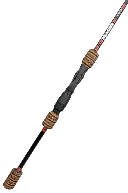 6'2 Medium Fast Spinning with Black Wraps and Metallic Copper Trim