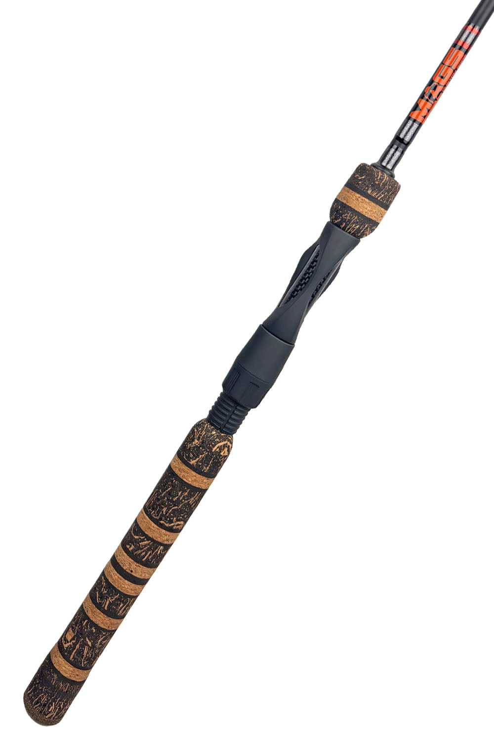 6'2 Medium Fast Spinning with Metallic Steel Wraps and Metallic Orange Trim