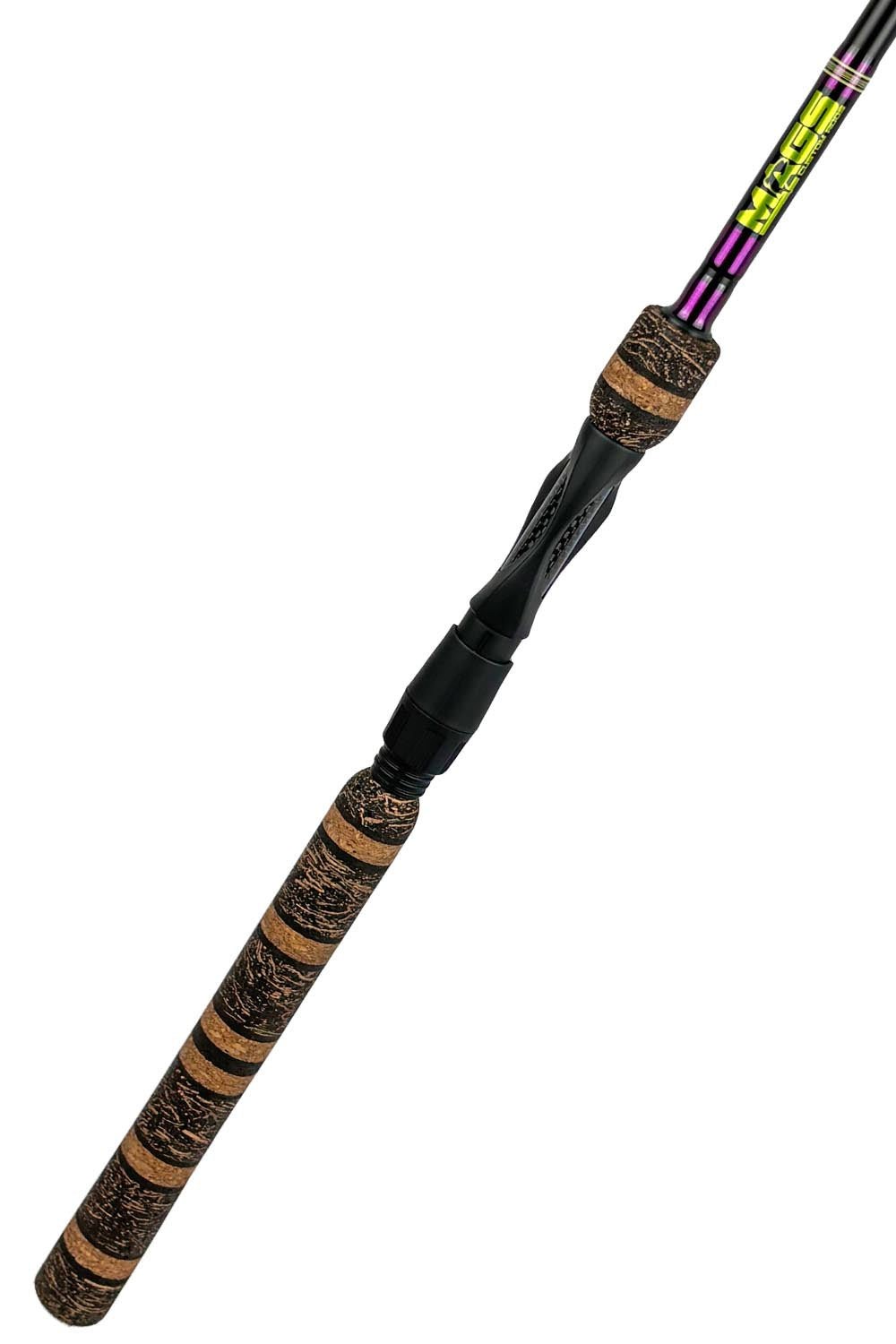 6'8 Medium Fast Spinning with Metallic Purple Wraps