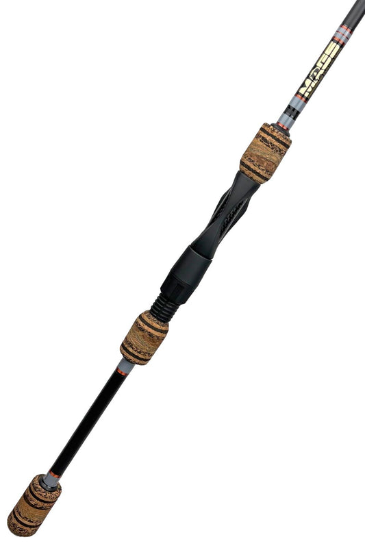 7'2 ML Fast Spinning with Light Grey Wraps and Copper Trim
