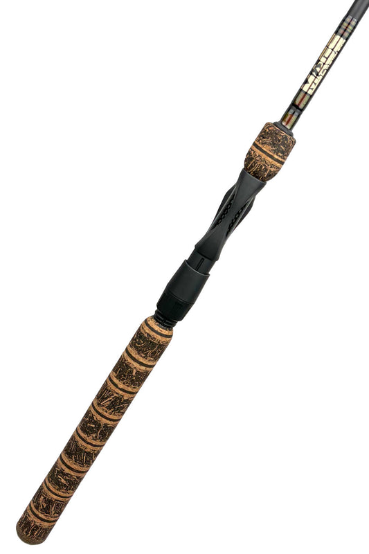 7'2 ML Fast Spinning with Metallic Brown Wraps and Black Trim
