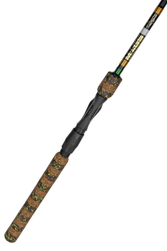 7'2 ML Fast Spinning with Metallic Green and Gold and White Wraps