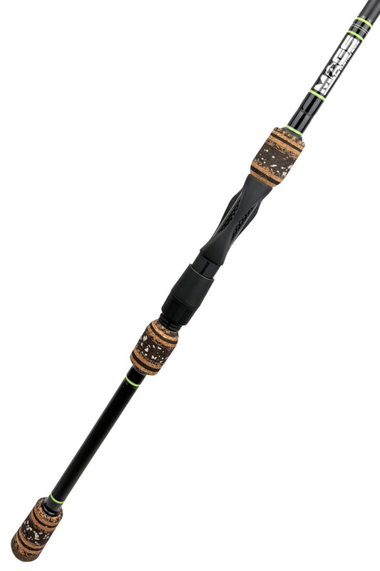 7'6 Medium X-Fast Spinning with Black Wraps and Chartreuse Trim