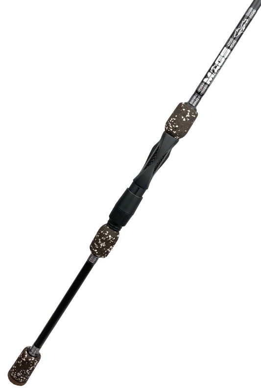 7'8 ML X-Fast Spinning with Black and Silver Twist Wraps