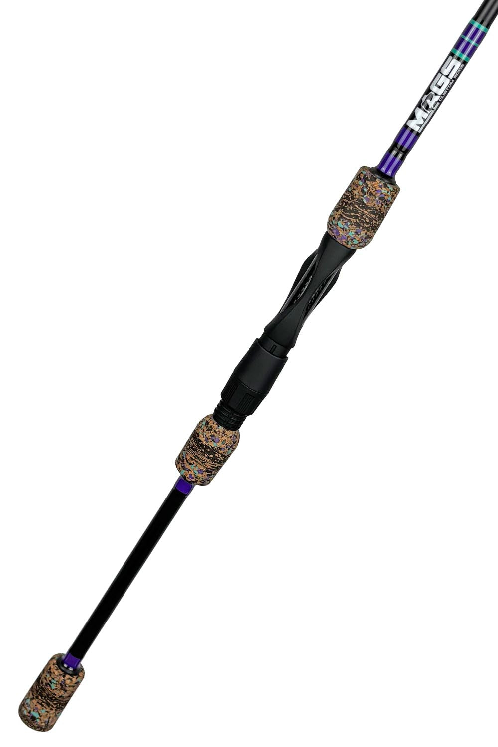 7'8 ML X-Fast Spinning with Purple Wraps and Sea Foam Trim
