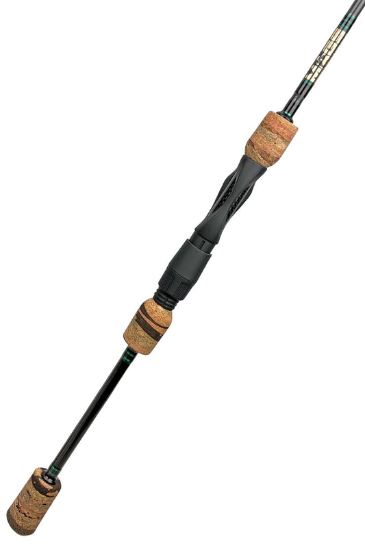 7' Light Mod-Fast Panfish with Metallic Brown Wraps and Metallic Green Trim