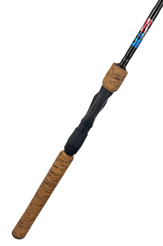 7' Medium Mod-Fast Spinning with Black Wraps