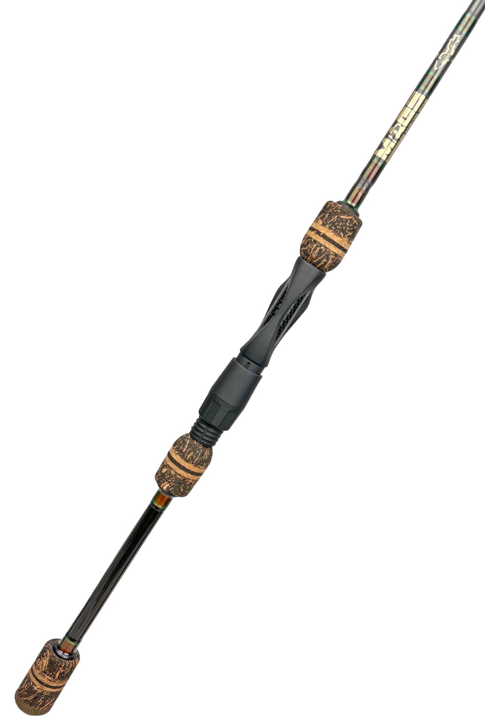 7' Medium Mod-Fast Spinning with Metallic Brown Wraps and Chameleon Green Trim
