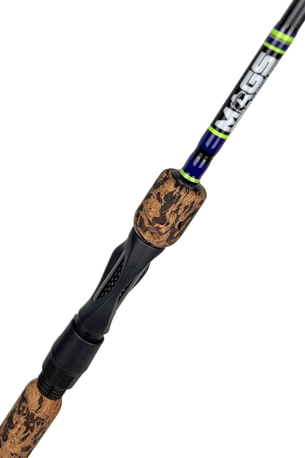 7' Medium Mod-Fast Spinning with Purple Wraps and Chartreuse Accents