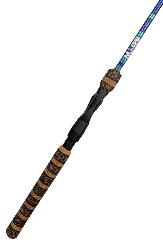 7' Medium Mod-Fast Spinning with Steel Blue Wraps and Metallic Ice Blue Trim