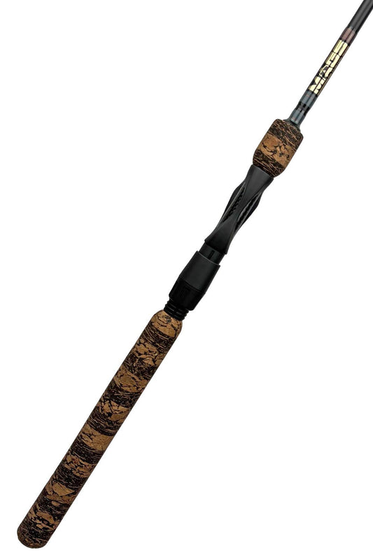 7' ML X-Fast Spinning with Dark Grey Wraps and Metallic Brown Trim