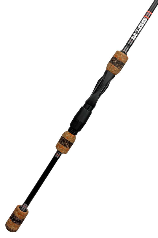 7' ML X-Fast Spinning with Metallic Steel Wraps and Neon Orange Trim